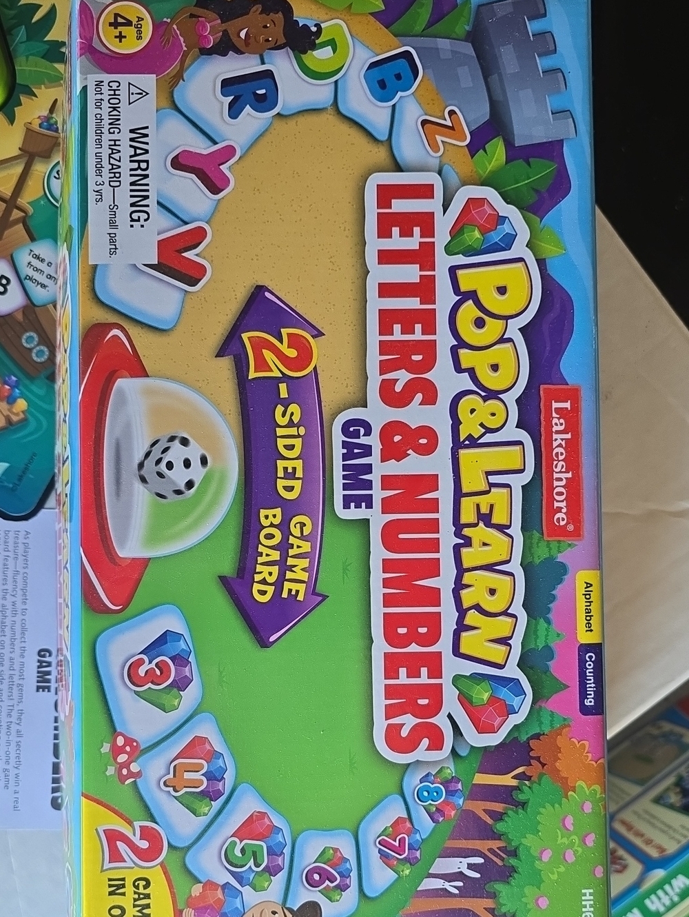 Pop & Learn Letters & Numbers Game - Green